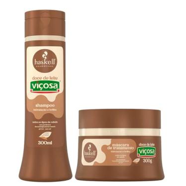 Imagem de Kit Shampoo e Máscara Doce de Leite Viçosa 300ml/g