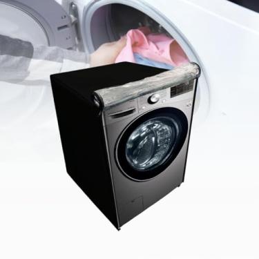 Imagem de CAPA PARA LAVA E SECA LG 17KG Wi-fi WD17BV2 TRANSPARENTE (Preto)