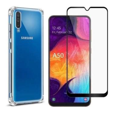 Imagem de Capa Transparente Samsung Galaxy A50 + Película 3D de Vidro - Universo
