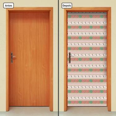 Imagem de Adesivo Decorativo de Porta - Costura - 857cnpt - Allodi
