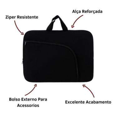 Imagem de Capa Para Notebook Case Pasta Maleta Cores Diversas Barato - Shopbr