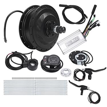 Imagem de Kit de Conversão de Bicicleta Elétrica, Kit de Motor de Cubo de 48v 500w, Conjunto de Motor de Cubo de Roda Dianteira Com Medidor de Exibição Kt-900s para Roda de 12g (Raios 12G