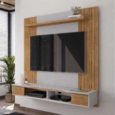 Imagem de Painel Suspenso Ipanema para TV até 55 Nichos e Prateleira - BECHARA, 