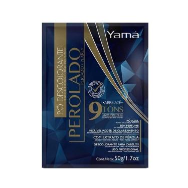Imagem de Descolorante em Pó Yamá Perolado 50g - Embalagem com 12 unidades