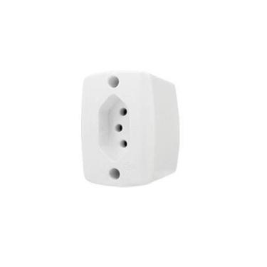 Imagem de Conjunto 1 Tomada 2 Polos + Terra 20A Sobrepor Bipolar ILUMI Completo