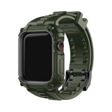Imagem de Pulseira De Silicone Para Apple Watch 40/41/44/45/49mm, Capa Protetora