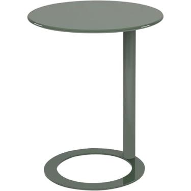 Imagem de Mesa Lateral Em Forma De C, Mesa Lateral Para Sofá, Mesa Final Moderna E Simples, Sofá T Deslizante Para Sala De Estar Quarto, Light Green, Large