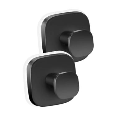 Imagem de Ｂｅｓｇａ 2x Ganchos com Ventosa para Guirlanda à Prova de Ferrugem, À Prova D'Água, Sem Furação, Ganchos de aço Inoxidável para Guirlanda para Escritório e, Preto