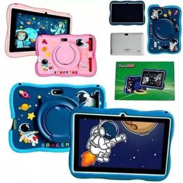 Imagem de Tablet Infantil Kids 4/64GB Com Bolsa Caneta Touch - easytech, Azul