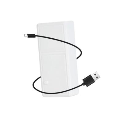 Imagem de Generic Mini bomba de ar para aquário, bomba aeradora para aquário, ferramenta multifuncional resistente e econômica, silenciosa, 6,5 x 3,9 x 14,7 cm, Bateria Recarregável