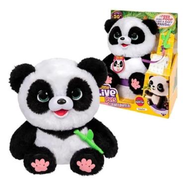 Imagem de Little Live Pets Meu Bebê Panda Interativo 26 CM – 50 sons e reações – Faz cocô no Penico – Fun