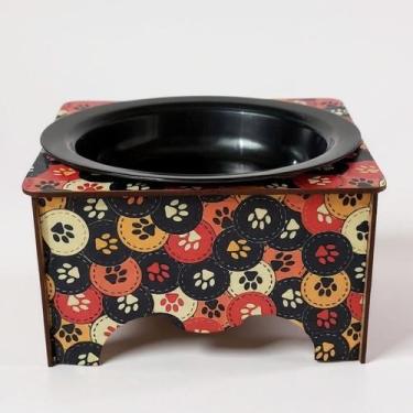 Imagem de Comedouro PET em MDF Adesivado - celoplast, Preto