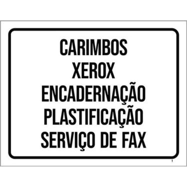 Imagem de Kit 3 Placas Carimbos Xerox Encadernação Plastificação