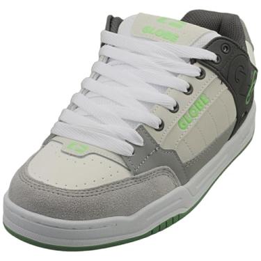 Imagem de Globe Tênis masculino inspirado no skate inclinado, Lunar/cinza/verde, 39