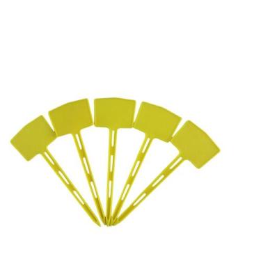 Imagem de Kit 50 Varetas de identificaçao amarela 15 Cm mudas Orquidea - orquifl