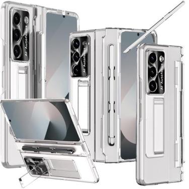 Imagem de Capa de telefone NINKI para Samsung Galaxy Z Fold 7 com suporte para c