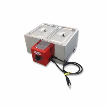 Imagem de Derretedeira Chocolate 2 Cubas Inox Zepper 127v 220v - CH20E, 110V
