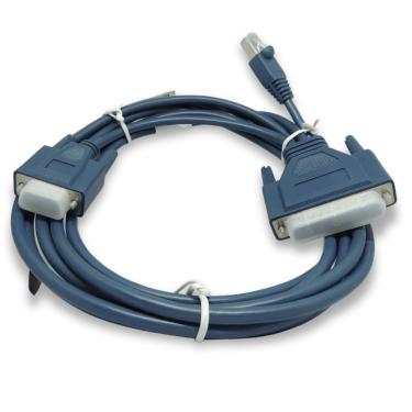 Imagem de Cabo Console V5-Aux RJ45 p/ DB25 + DB9 Serial