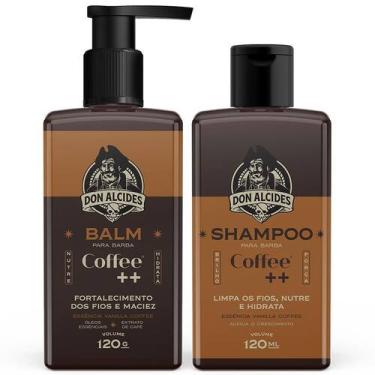 Imagem de Kit Balm + Shampoo para Barba Coffee ++ Maciez e Hidratação 120g Don A