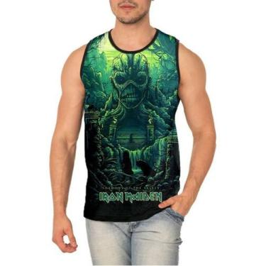Imagem de Camiseta Regata Iron Maiden Ref:140 - smoke, Preto, G