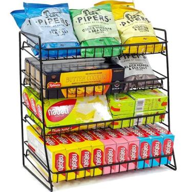 Imagem de Expositor Candy ROSROSE 2024 4 camadas Metal Snack Black