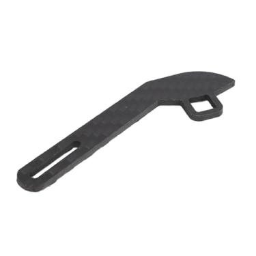 Imagem de RiToEasysports Botão do Volante, Transmissor RC de Fibra de Carbono Adaptador de Controle Remoto de Uma Mão para NB4, Controle Eficiente, Design Leve, Fácil Instalação para Usuários de Esteira Rolante