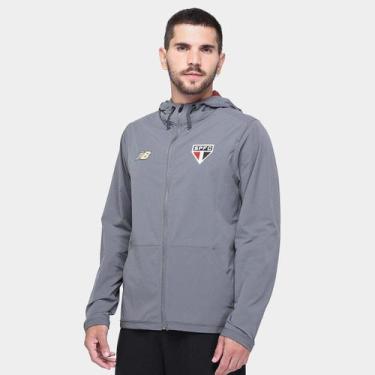 Imagem de Jaqueta São Paulo 25/26 Viagem New Balance Masculina, Cinza, G