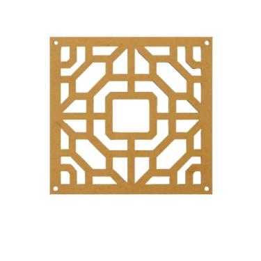 Imagem de Placas Vazadas Decorativas Divisórias 30x30 e 40x40cm MDF 3mm Kit 6, 12 e 18 (18 Placas 40cm x 40cm,005)