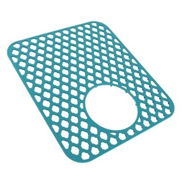 Imagem de Cryfokt Protetor de Pia de Silicone de Grau Alimentício Com Isolamento Térmico para Casa de Cozinha, Grade de Pia para Acessório (Verde)