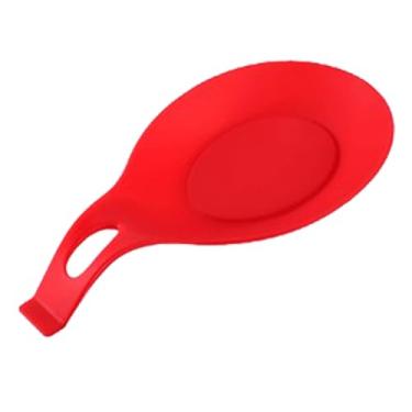 Imagem de YOUTHINK Descanso de Colher de Silicone para Fogão, Suporte de Pinça de Cozinha Resistente Ao Calor para Utensílios de Cozinha, Suporte de Colher de café Grande para Utensílios de Mesa 7,9 X 3,9