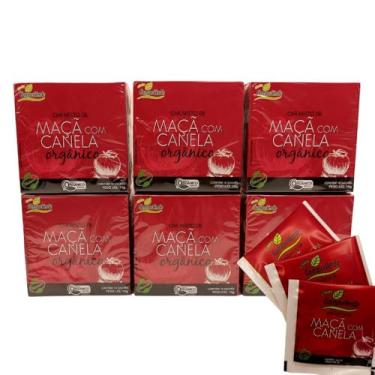 Imagem de Campo Verde, Kit 6 Chás Maçã com Canela Orgânico 10 sachês cada