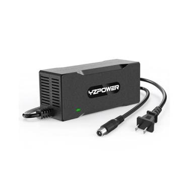 Imagem de Carregador rápido de 42V 2A para scooter elétrica e Hoverboard – Compatível com Segway ES1 ES2 ES4 E45 F65 F40 F30 D28 D40 para Spin, Skip, Bird, Lime – Carregador de bateria de íon de lítio de 36 V