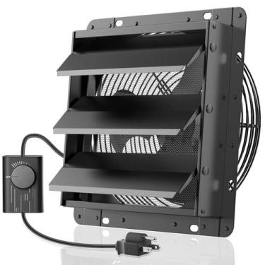 Imagem de Ventilador de exaustão HG Power com obturador de 30 cm com controlador