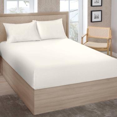 Imagem de Lençol Queen Comfort 180fios 100% Algodão Creme