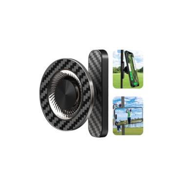 Imagem de MBYLOEBA Suporte magnético para celular para carrinho de golfe - Universal compatível com MagSafe iPhone 17/16/15/14/13/12, ímã super forte N52 (cinza de ferro)