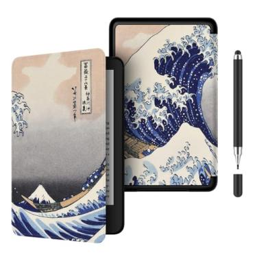 Imagem de Akacy Capa leve com padrão pintado de TPU para Kindle Paperwhite de 7 polegadas (Geração 2024), com despertar/hibernar automático (11)