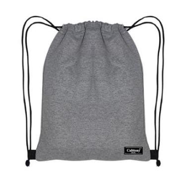 Imagem de Mochila Adulto Minimalista de Moletom, para Esporte e Lazer Cor:;Tamanho:Adulta 45x35cm-Unissex