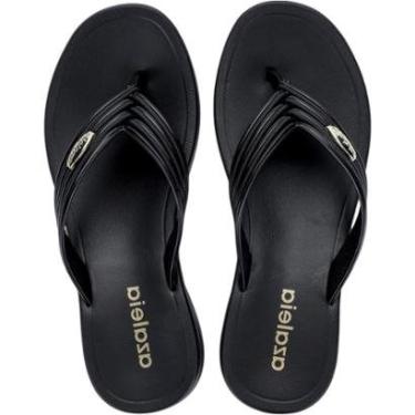 Imagem de Tamanco De Dedo Feminino Anabela Baixo Conforto Ju Azaleia-Feminino