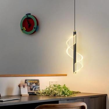 Imagem de Luminária De Teto Para Quarto Pendente Led Moderna Lustre para Cabecei