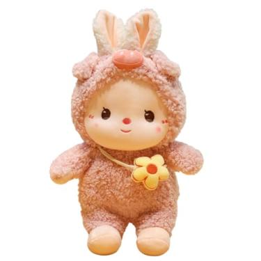 Imagem de Brinquedo de pelúcia de animal de pelúcia, coelhinho de pelúcia | Almofada de pelúcia de coelho criativo Coelhinhos de pelúcia | Travesseiro de decoração de animais de pelúcia inovador para crianças e