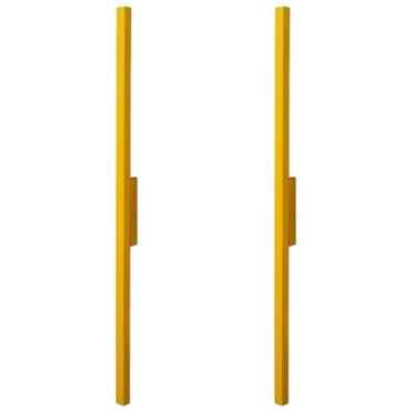 Imagem de Kit 2 Luminária Arandela Parede Linear Led 127V 60Cm Dourado - Single 