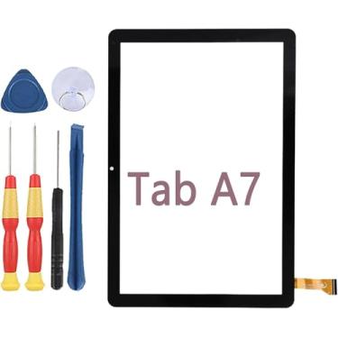 Imagem de Yuxyiony Nova tela de substituição para Blackview Tab A7 tela de reparo de tela LCD e acessórios de ferramenta de substituição (apenas toque)