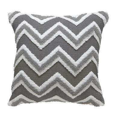 Imagem de Capa De Almofada Cozy Chevron Chumbo