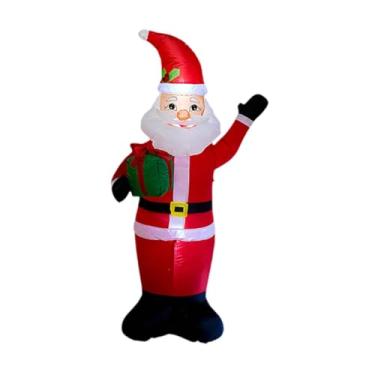 Imagem de KiBcsLic Decoração de Natal com Papai Noel inflável, enfeites natalinos para eventos de fim de ano, decoração de Natal inflável para e jardim, festiva