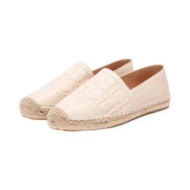 Imagem de Sapatos De Praia Planos Femininos Antiderrapantes Feitos À Mão Com Sol