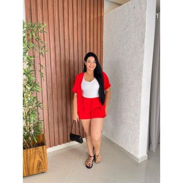 Imagem de Conjunto Kimono Tecido Duna Short E Kimono Crisconf