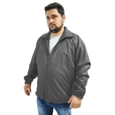 Imagem de Jaqueta Com Forro Plus Size Extra Grande Casaco Corta vento-Masculino