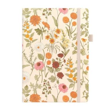 Imagem de &And Per Se Agenda de orçamento, caderno de orçamento mensal com rastreador de despesas, planejador financeiro sem data e livro organizador de notas - tamanho A5, capa dura (flores silvestres)