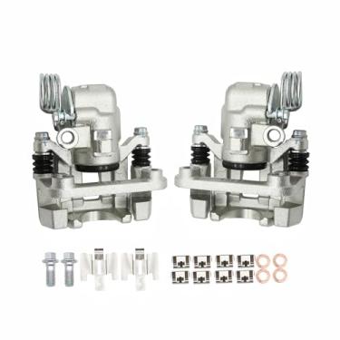 Imagem de Jecoupoon Pinça de freio com suporte apenas traseira esquerda e direita compatível com Mustang Base 1999-2004