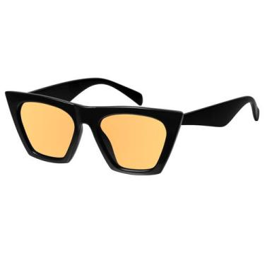 Imagem de Lentes de sol mosanana ojos de gato negro y naranja para mujer MS51801